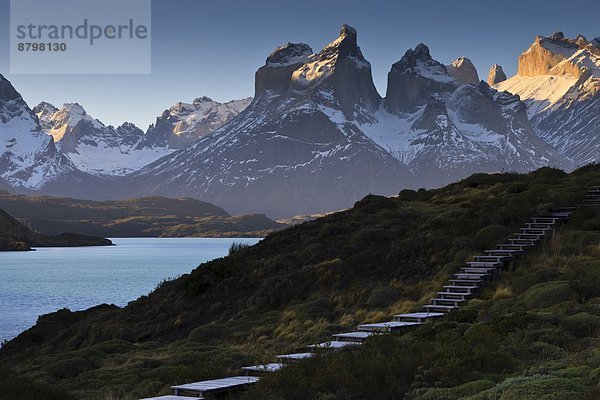 Stufe  Torres del Paine Nationalpark  Chile  Patagonien  Südamerika