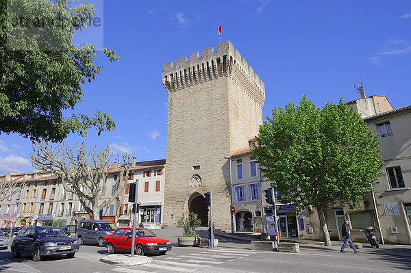 Stadttor Porte d'Orange  Carpentras  Vaucluse  Provence-Alpes-Cote d'Azur  Südfrankreich  Frankreich