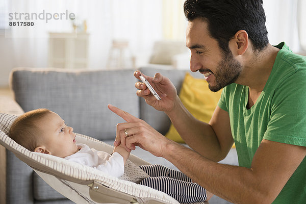 nehmen  Menschlicher Vater  Gemälde  Bild  Baby