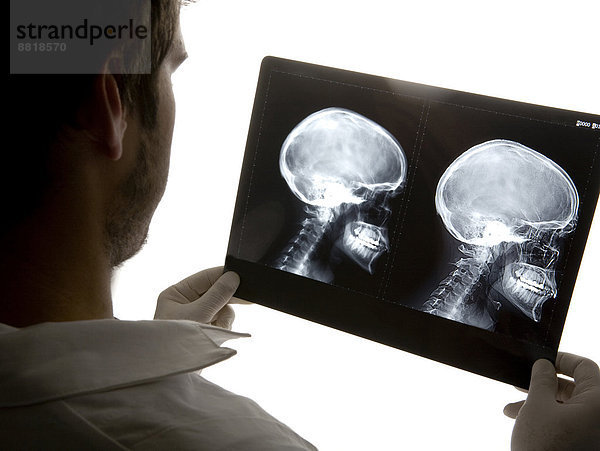 Europäer  Arzt  Krankenhaus  Röntgenbild  Untersuchung