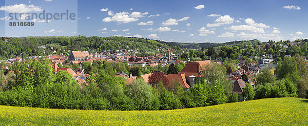 Ortsansicht Schwäbisch Gmünd  Baden-Württemberg  Deutschland