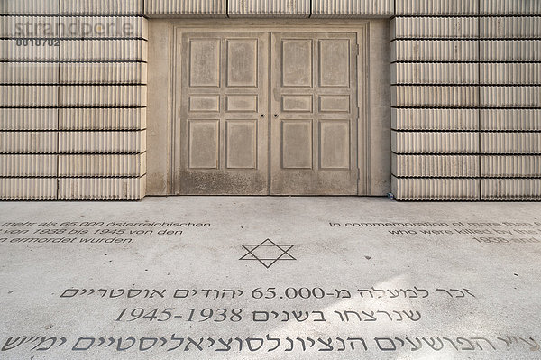 Mahnmal für die österreichischen jüdischen Opfer der Shoa  von Rachel Whiteread  2000 eingeweiht  Juden-Platz  Wien  Land Wien  Österreich