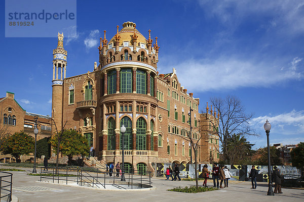 Ehemaliges Krankenhaus Hospital de la Santa Creu i Sant Pau  katalanischer Jugendstil  Modernisme  UNESCO Weltkulturerbe  Eixample  Barcelona  Katalonien  Spanien
