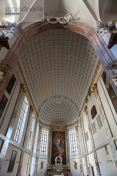 Deckengewölbe mit Altarraum  Kirche am Hof  Anfang 17. Jhd.  Wien  Land Wien  Österreich