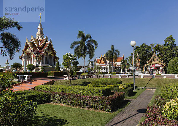 Sao Lak Mueang  Schrein der Stadtsäule im Thung Sri Muang Park  Pavillon  Thai-Stil  Udon Thani  Isan oder Isaan  Thailand