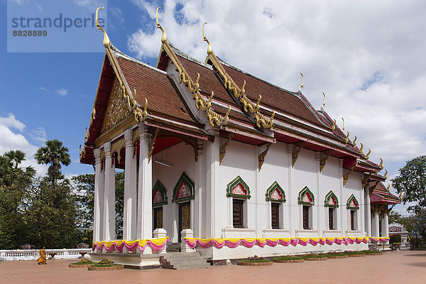 Wat Matchimawat  Ubosot  Westeingang  Udon Thani  Isan oder Isaan  Thailand