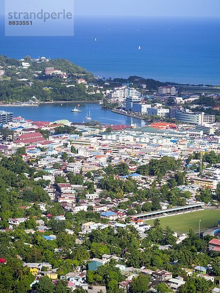 Karibik  Kleine Antillen  Saint Lucia  Castries  Containerhafen