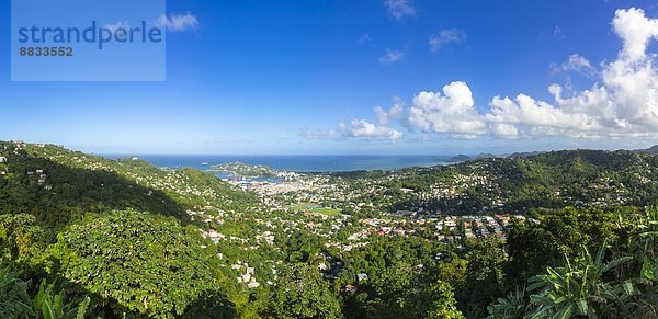 Karibik  Kleine Antillen  St. Lucia  Castries und Hafen