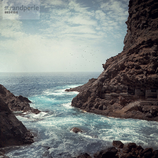 Spanien  Kanarische Inseln  La Palma  Poris de Candelaria  Küste