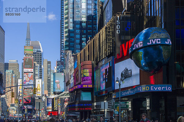 USA  New York  Manhattan  Blick zum Times Square