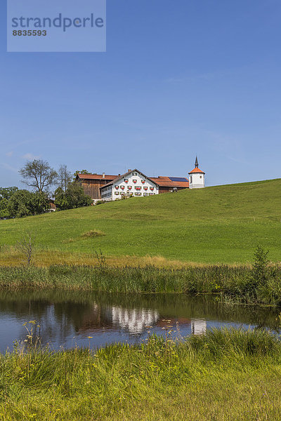 Deutschland  Bayern  Allgäu  Halblech  Hegratsried  See bei Buching