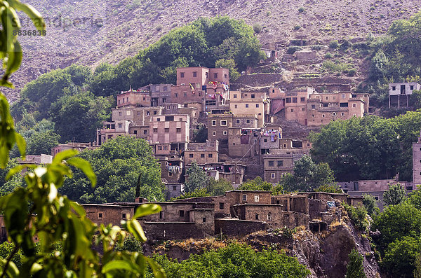 Marokko  Marrakesch-Tensift-El Haouz  Siedlung bei Imlil