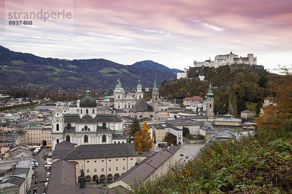 Österreich  Salzburg  Blick über die Stadt