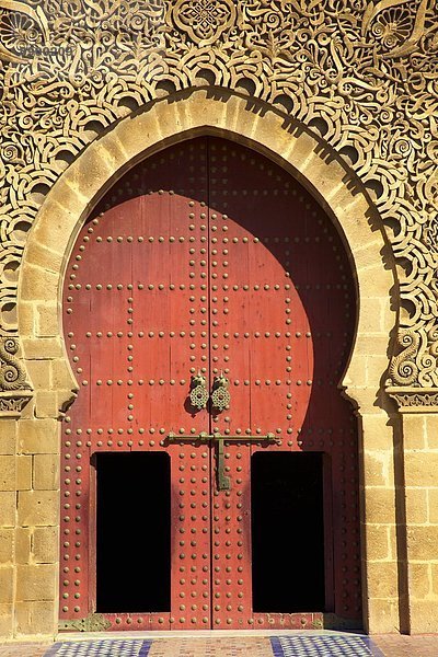 Mausoleum des Moulay Ismail  Meknès  Marokko  Nordafrika  Afrika