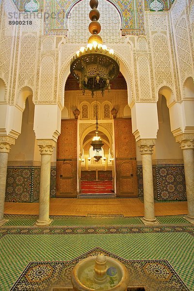 Nordafrika  Innenaufnahme  Afrika  Mausoleum  Marokko