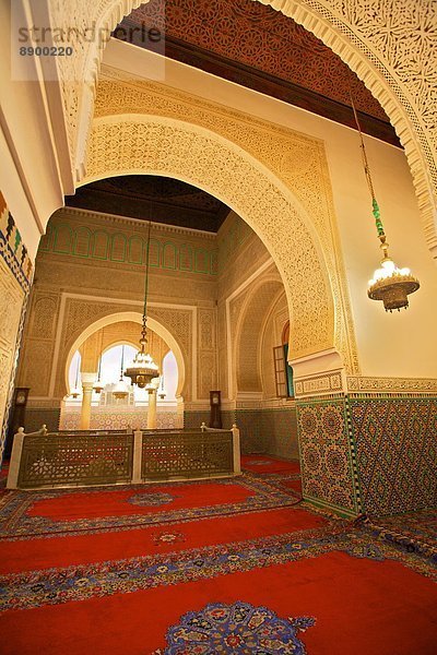 Nordafrika  Innenaufnahme  Afrika  Mausoleum  Marokko