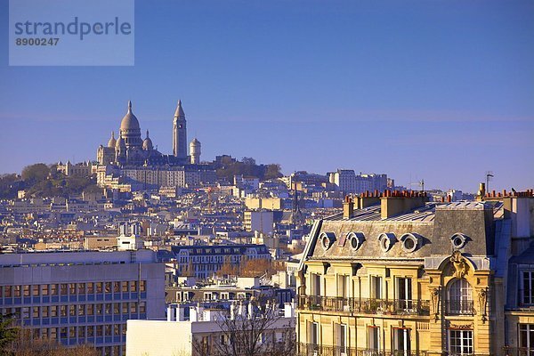 entfernt  Paris  Hauptstadt  Frankreich  Europa  Ansicht  Distanz  Montmartre