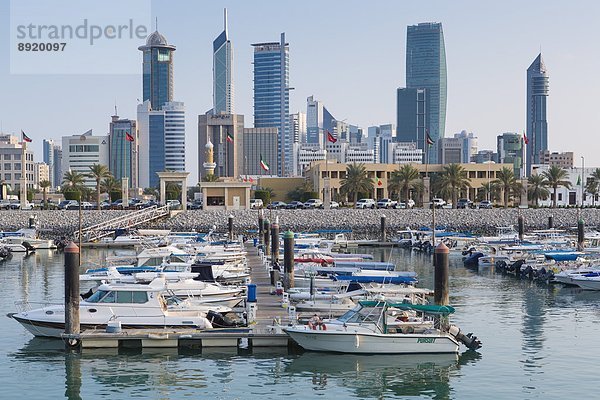 Einkaufszentrum  Skyline  Skylines  Hafen  sehen  Großstadt  Naher Osten  Souk  Kuwait  Hai
