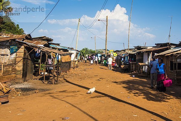 Ostafrika  nahe  Dorf  Staub  Afrika  Uganda