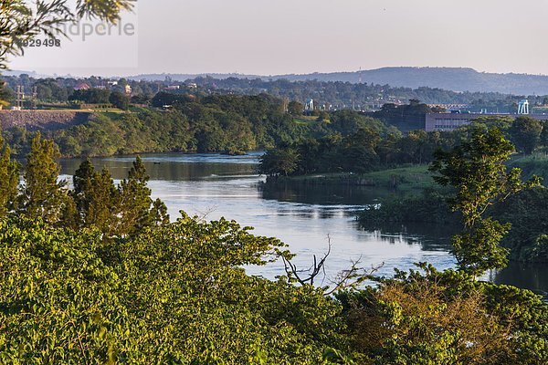 Ostafrika  über  Ansicht  Afrika  Uganda