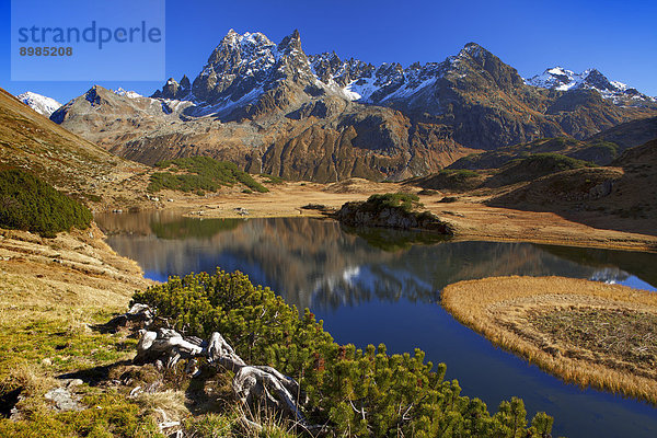 Langer See mit Patteriol  Tirol  Österreich