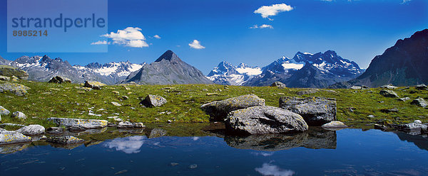 Bergsee in der Silvretta  Vorarlberg  Österreich