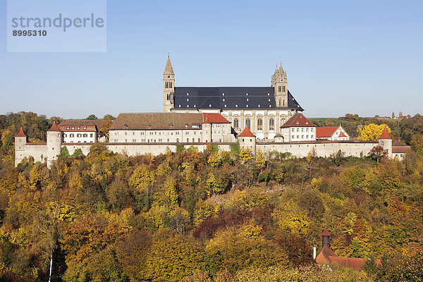 Benediktinerkloster Comburg  auch Großcomburg  Steinbach  Kochertal  Schwäbisch Hall  Hohenlohe  Baden-Württemberg  Deutschland