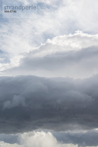 Bedrohliche Wolken  Passatwolken  La Palma  Kanarische Inseln  Spanien