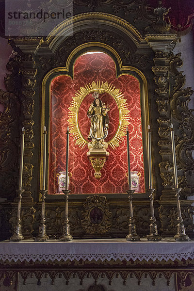 Heiligenstatue  Wallfahrtskirche Nuestra Señora de La Concepción del Risco  Santa Cruz de la Palma  La Palma  Kanarische Inseln  Spanien