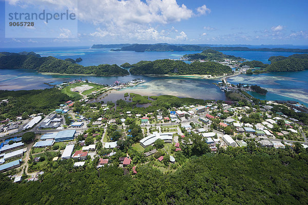 Luftbild  Koror  Palau  Mikronesien
