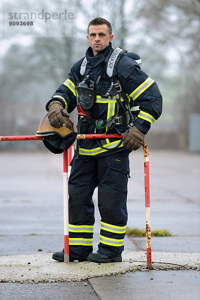 Portärt eines Feuerwehrmanns.