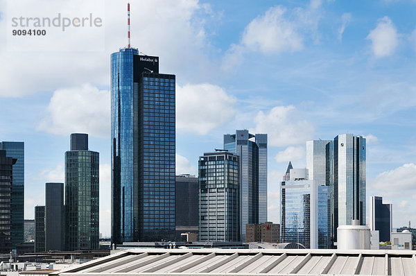 Deutschland  Hessen  Frankfurt  Blick auf den Finanzplatz