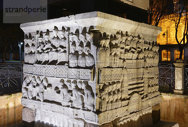 Türkei  Istanbul  Bei Meydani  Relief  Basis des Ägyptischen Obelisken