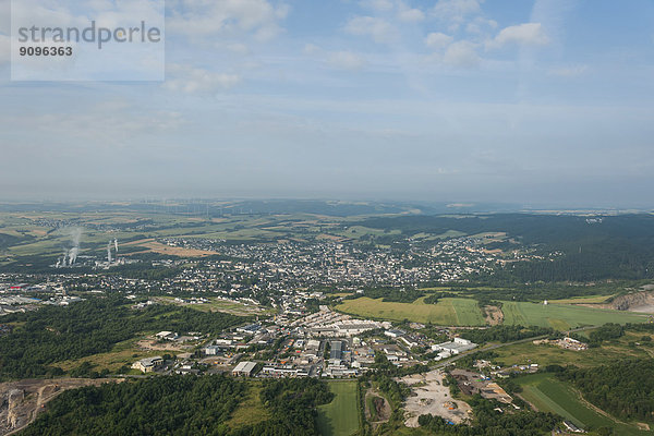 Deutschland  Rheinland-Pfalz  Luftbild von Mayen