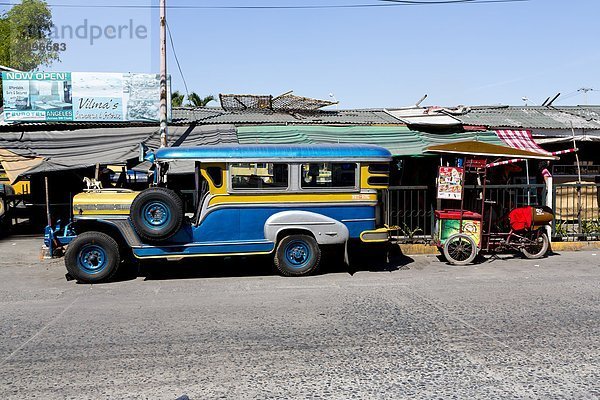 Jeepneys  Angeles City  Luzon  Philippinen  Asien