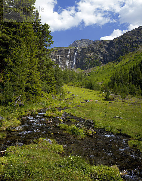 Renkfälle  Ötztaler Alpen  Tirol  Österreich