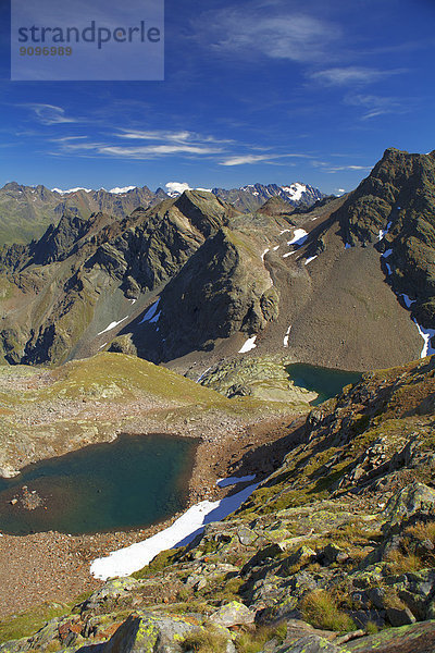 Bergseen in den Ötztaler Alpen  Tirol  Österreich