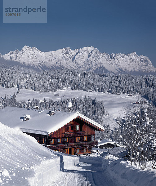 Winterlandschaft  Wildschönau  Tirol  Österreich