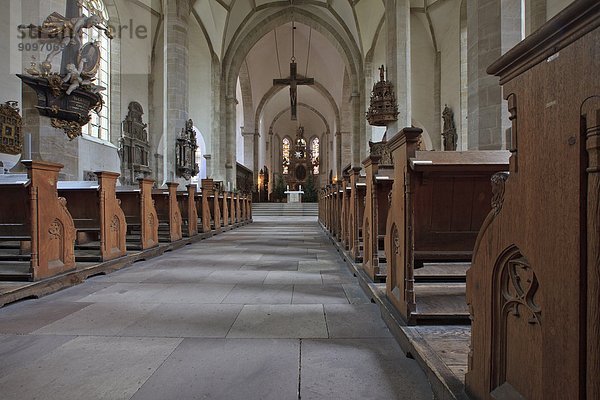 Innenansicht des Merseburger Doms  Sachsen-Anhalt  Deutschland