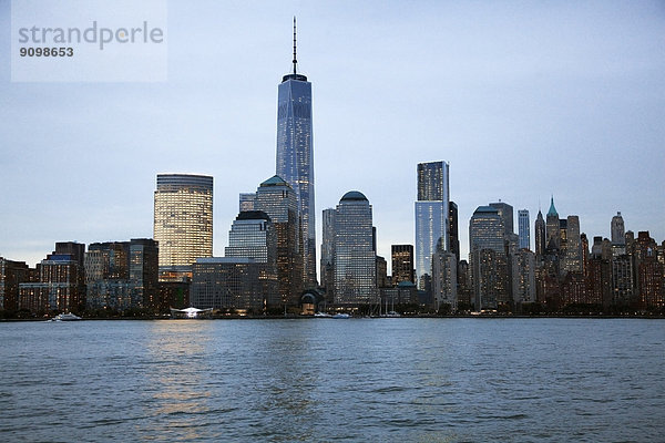 New York City Skyline  New York  Vereinigte Staaten von Amerika