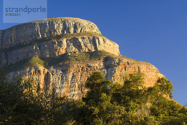 Felsformation  Blyde River Canyon  Panorama Route  Provinz Mpumalanga  Südafrika