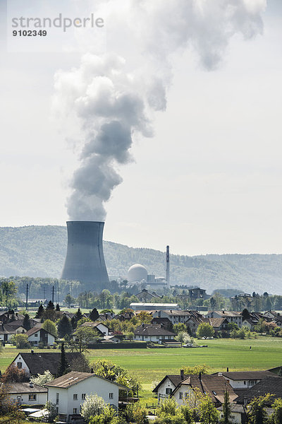 Dorf Atomkraftwerk Schweiz