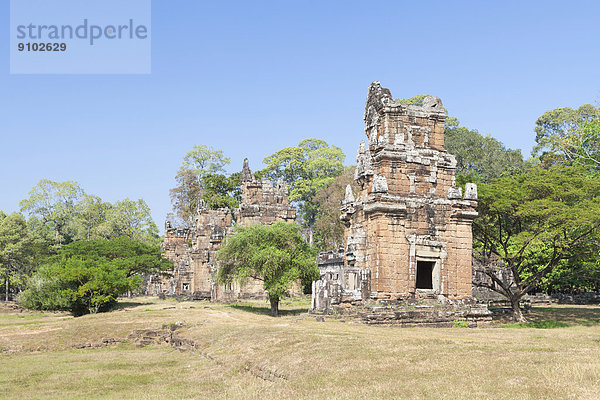 Prasat Suor Prat-Türme in Angkor Thom  Angkor  Siem Reap  Kambodscha
