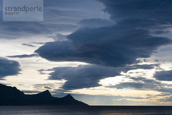 Haukland Strand  Vestvågøy  Lofoten  Norwegen