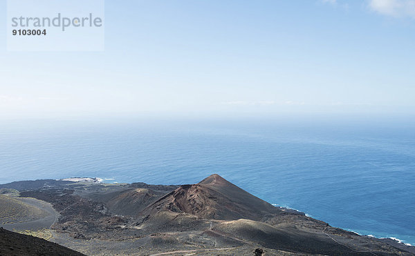 Vulkan Teneguía  Vulkanlandschaft  Monumento Natural de Los Volcanes de Teneguía Park  Fuencaliente  La Palma  Kanarische Inseln  Spanien