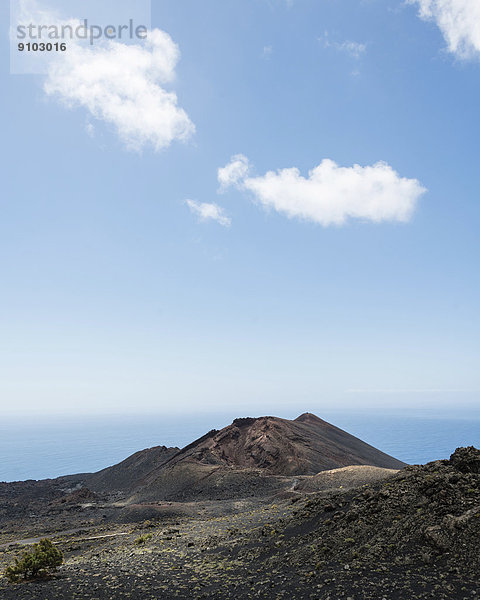 Vulkan Teneguía  Vulkanlandschaft  Monumento Natural de Los Volcanes de Teneguía Park  Fuencaliente  La Palma  Kanarische Inseln  Spanien