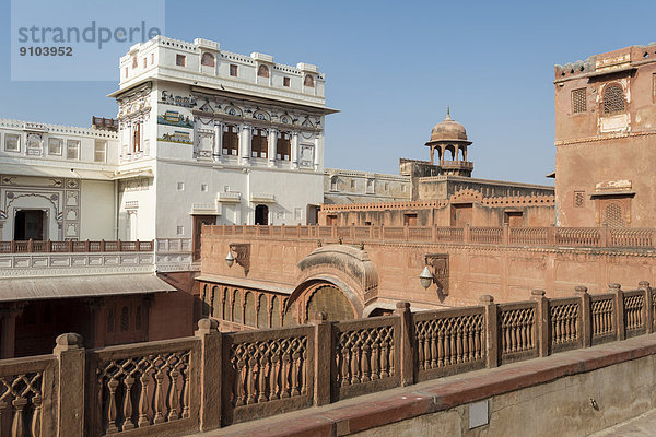 Junagarh Fort oder Chintamani  Bikaner  Rajasthan  Indien