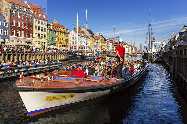 Dänemark Kopenhagen Hauptstadt Nyhavn