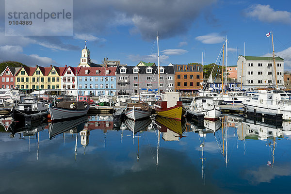 Hafen  Tórshavn  Insel Streymoy  Färöer-Inseln  Dänemark