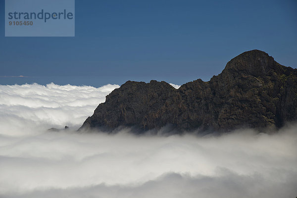 Passatwolken  Teide-Nationalpark  Teneriffa  Kanaren  Spanien